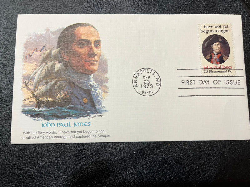 1979 John Paul Jones FDC.