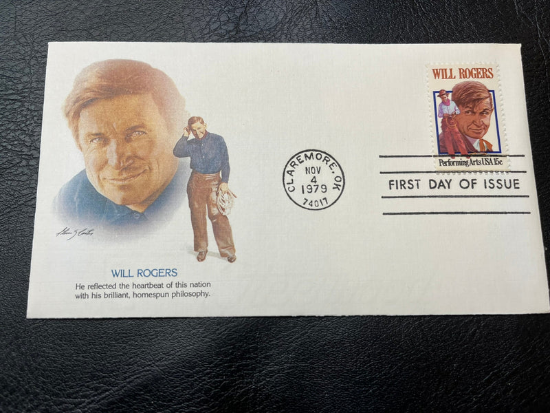 1979 Will Rogers FDC