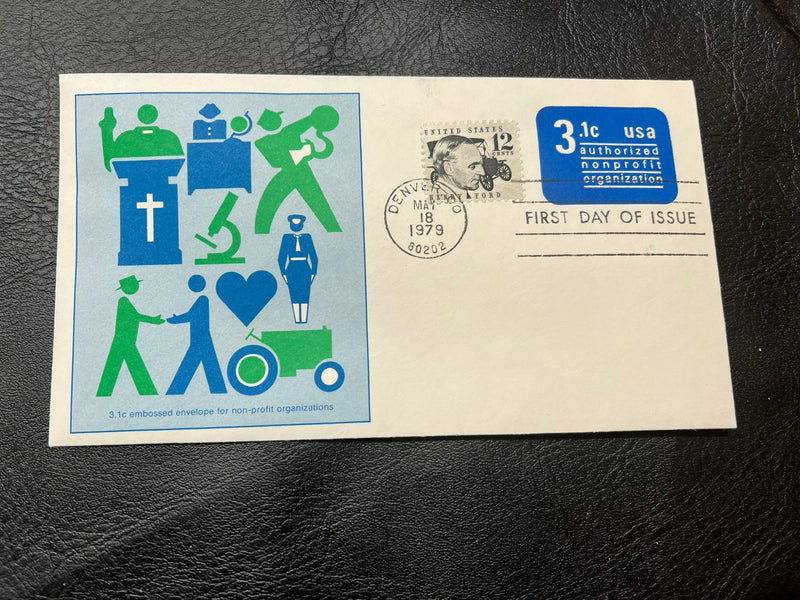 3.1c Nonprofit FDC  1979