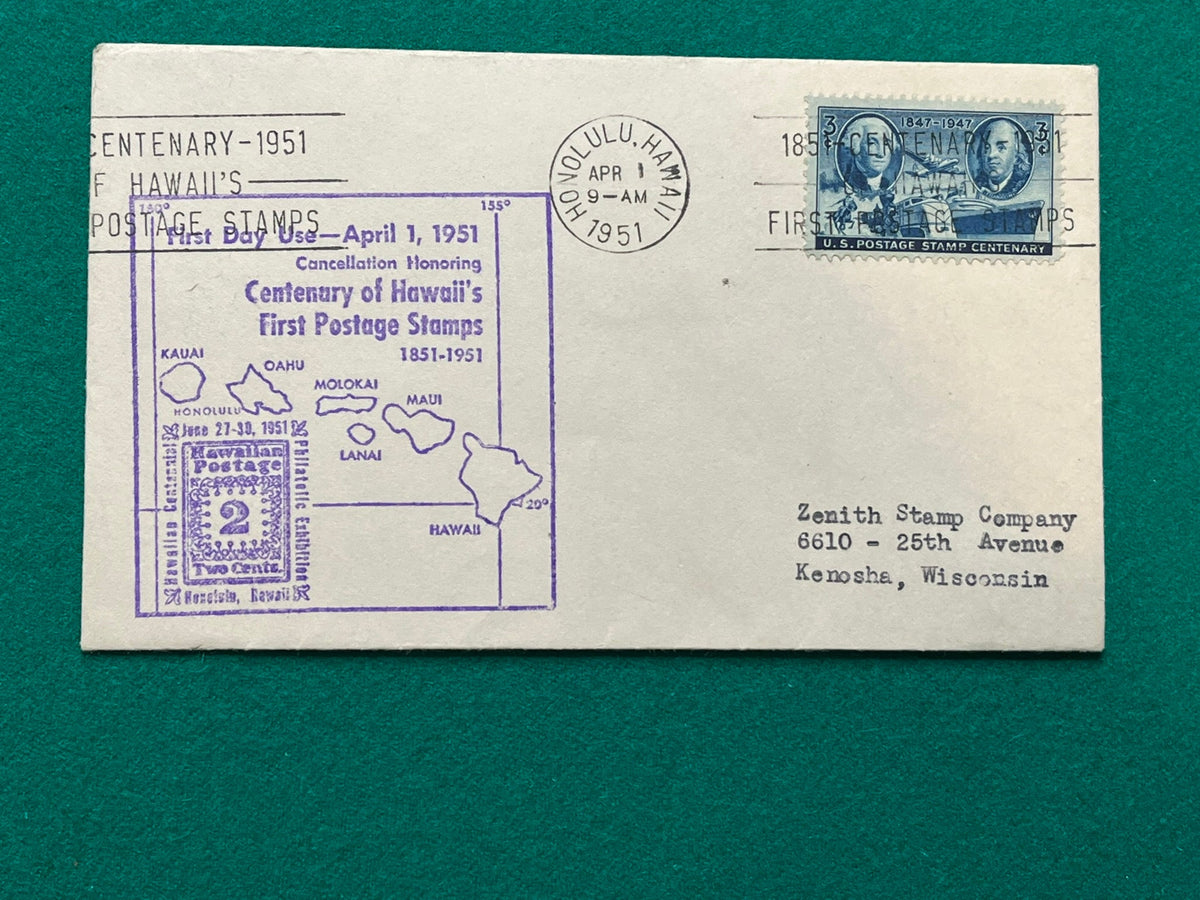 Hawaii Centennary of Stamps