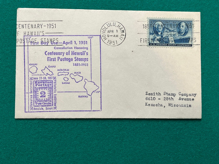 Hawaii Centennary of Stamps