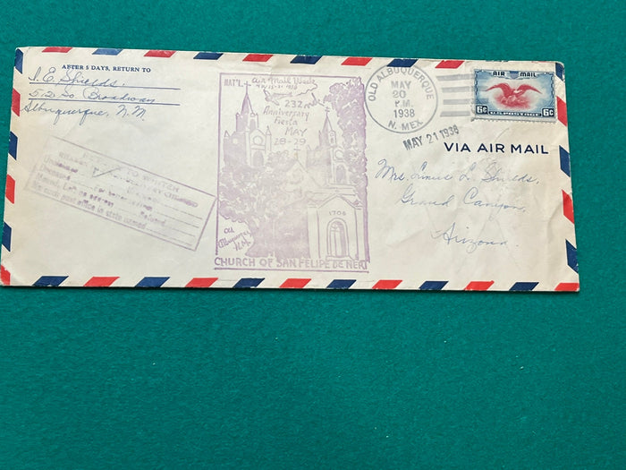 Naitonal Air Mail Week  1938