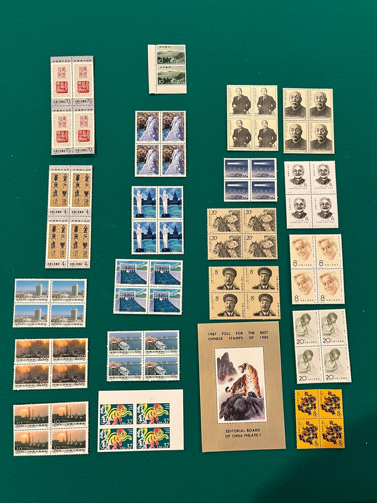 Giant Collection of Mint Chinese Stamps