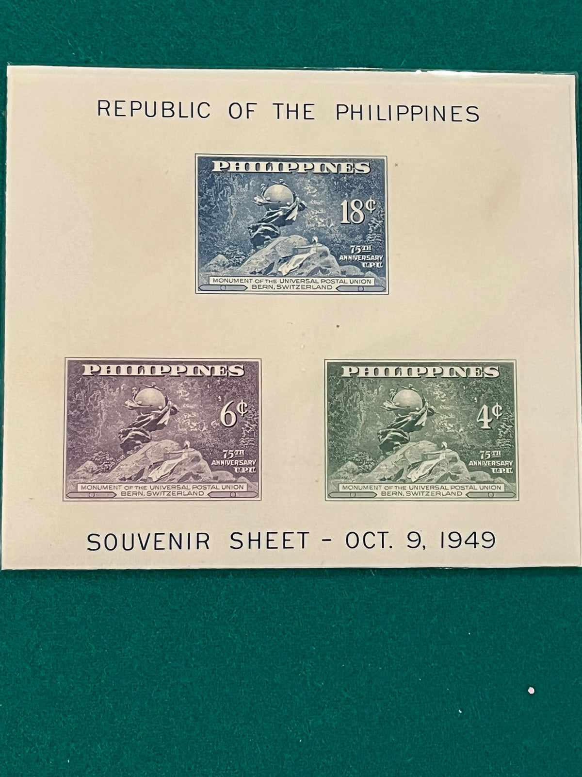Philippines 1949 Souvenir Sheet