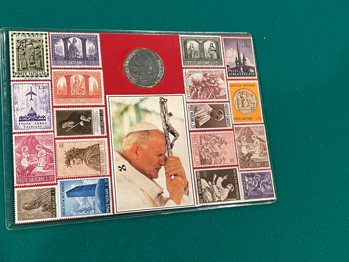 Vatican City Mint Set with Silver coin