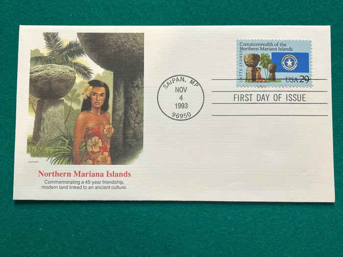 Northern Mariana Islands FDC Fleetwood Cachet