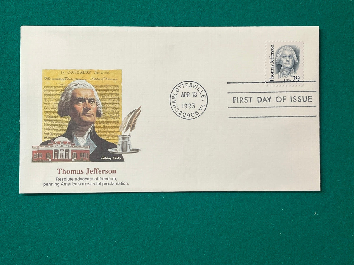 1993 Thomas Jefferson FDC