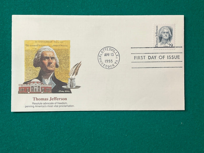 1993 Thomas Jefferson FDC