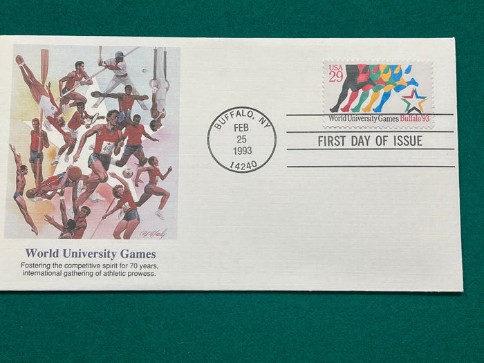 1993 World University Games FDC Cachet