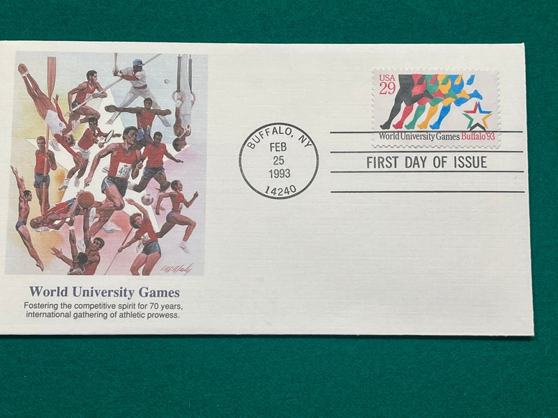 1993 World University Games FDC Cachet