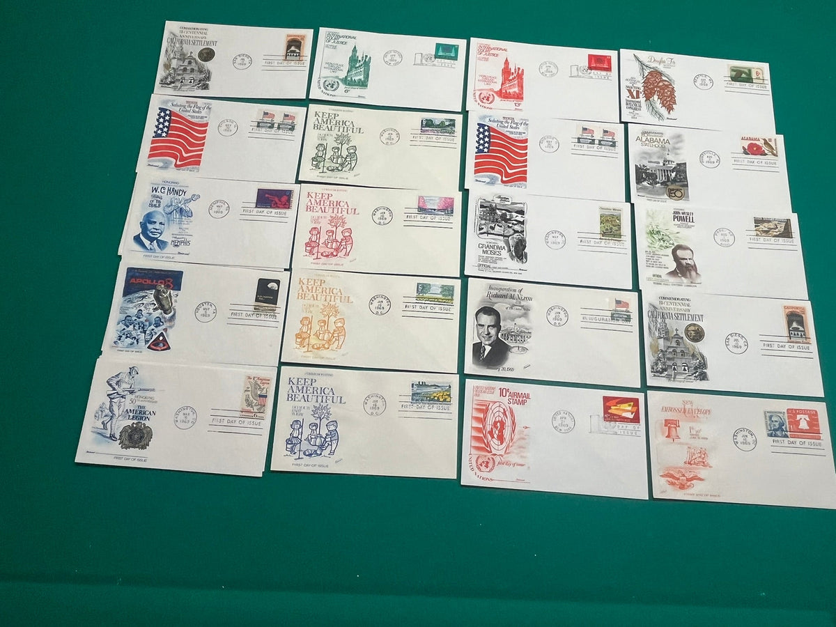 1969 Fleetwood FDC Set