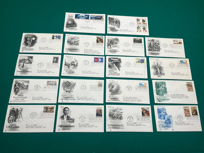 1975 Fleetwood FDC Set