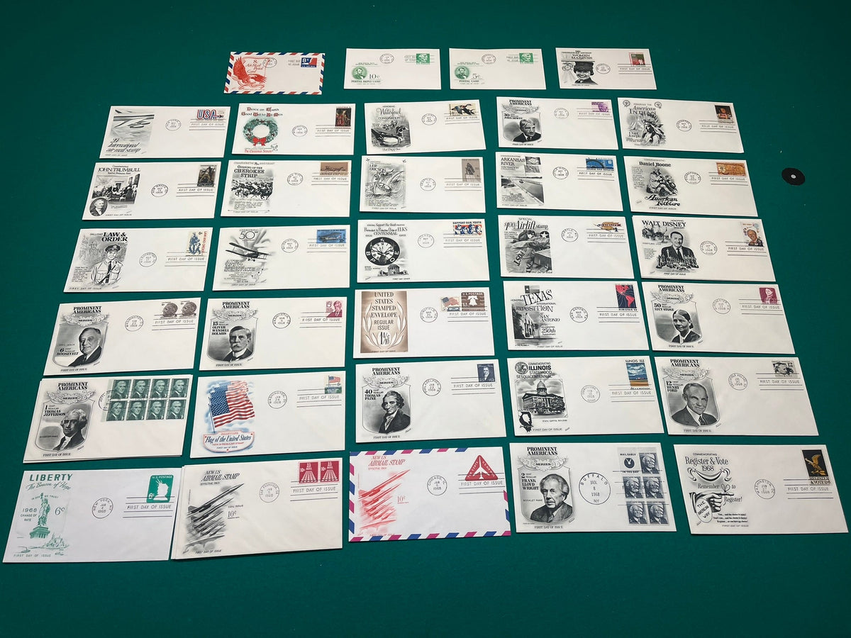 1968 FDC Set