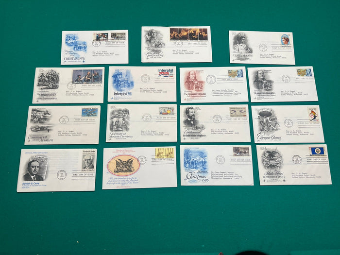 1976 FDC Set