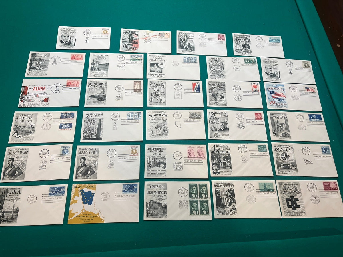 1959 FDC Set