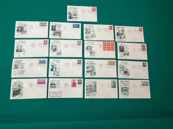 1955 FDC Set