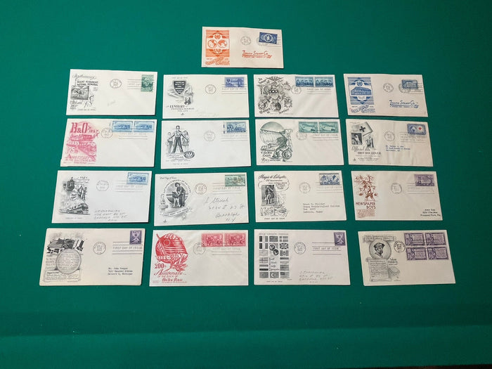 1952 FDC Set