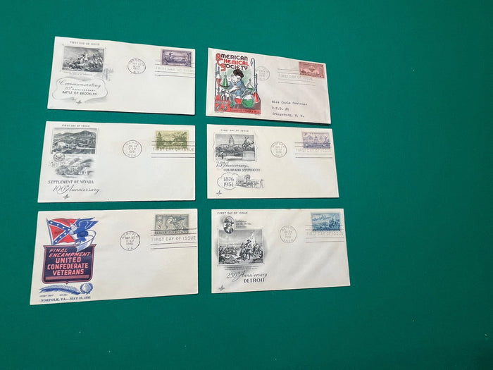 1951 FDC Set