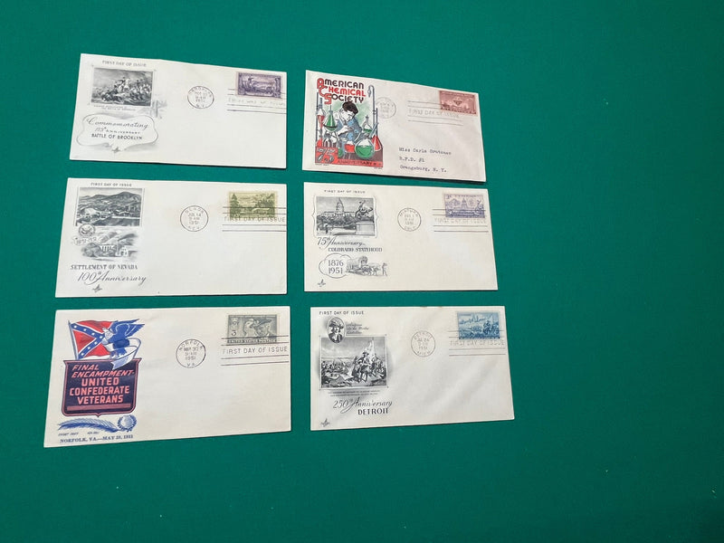 1951 FDC Set