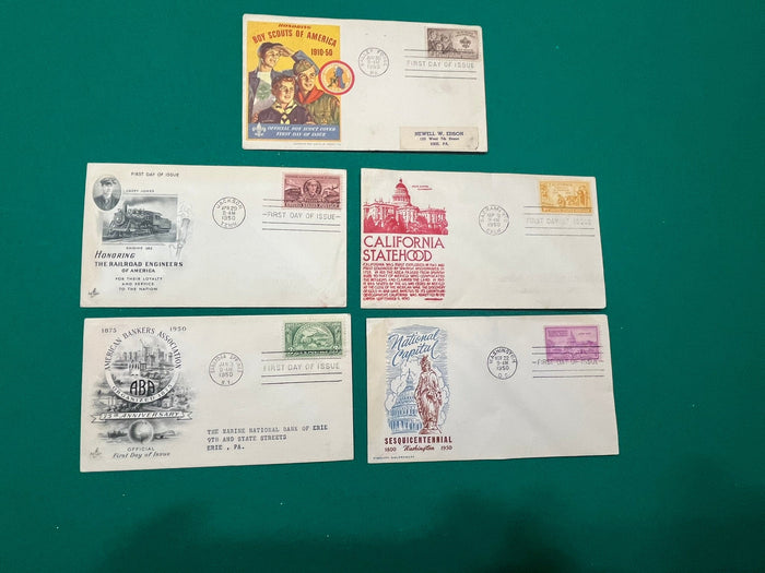 1950 FDC Set