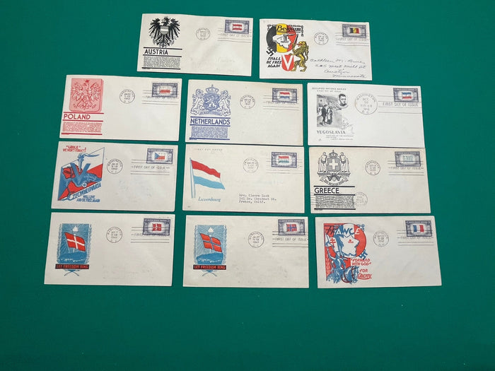 1943 FDC Set