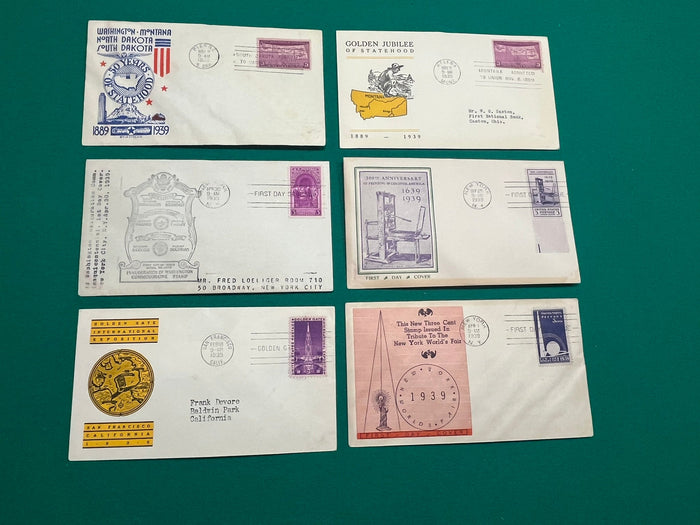 1939 FDC Set