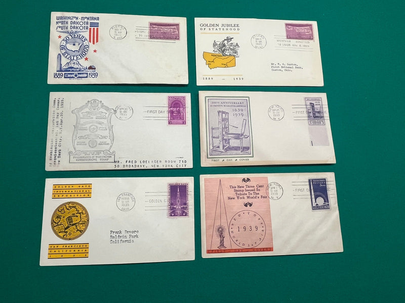 1939 FDC Set