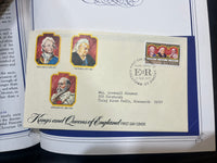 Kings and Queens of England - FDC set