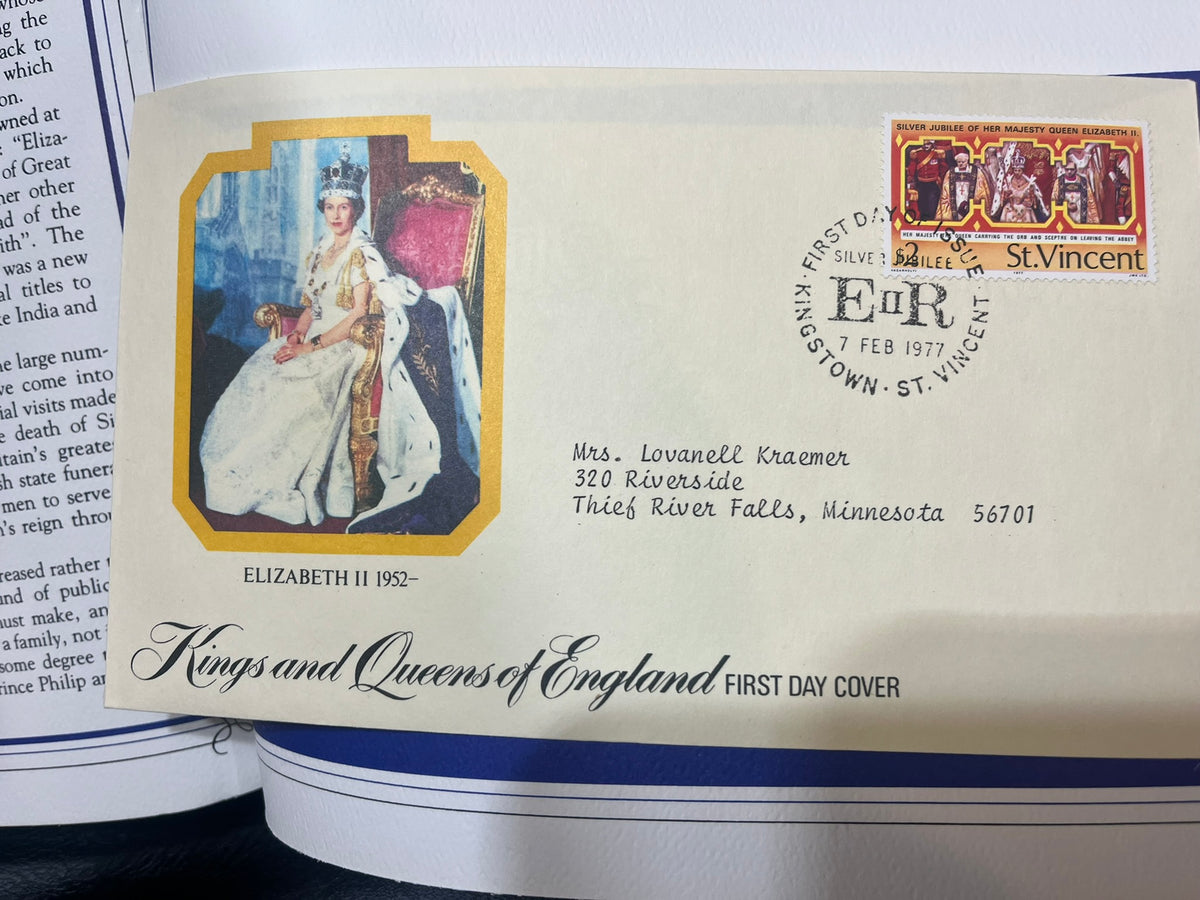 Kings and Queens of England - FDC set