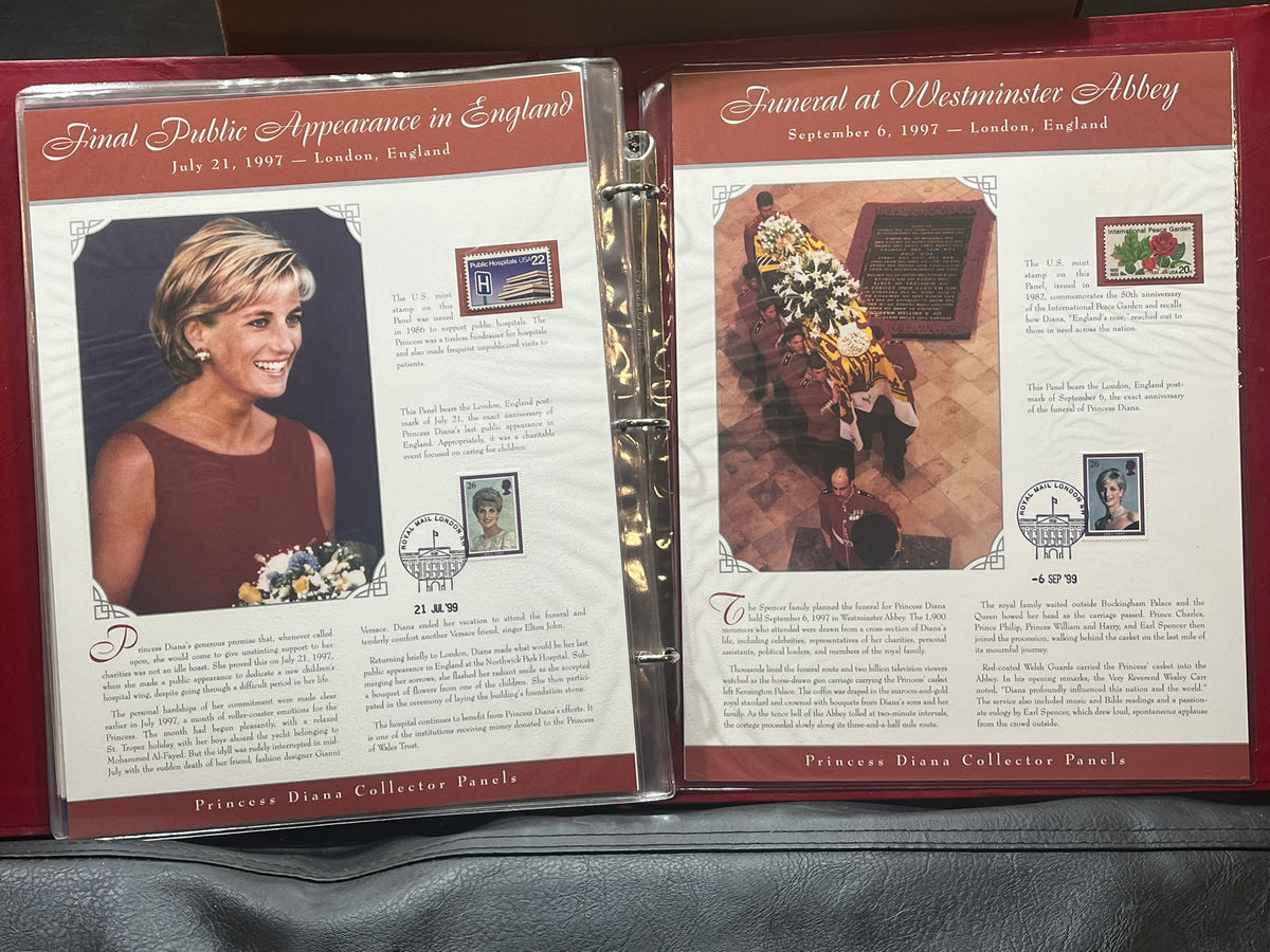 Official International Tributes to Princess Diana FDCs Collection