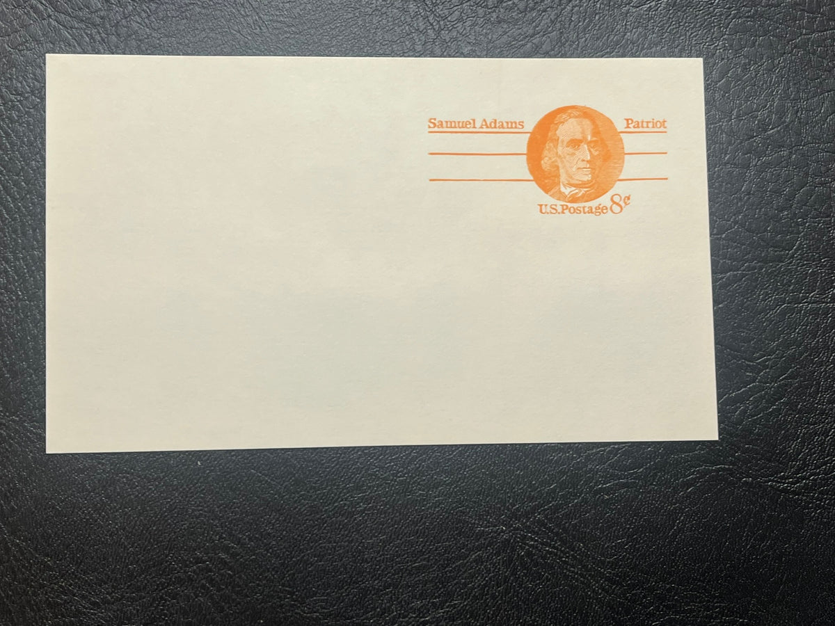 UX66     8c Samuel Adams Patriot postcard
