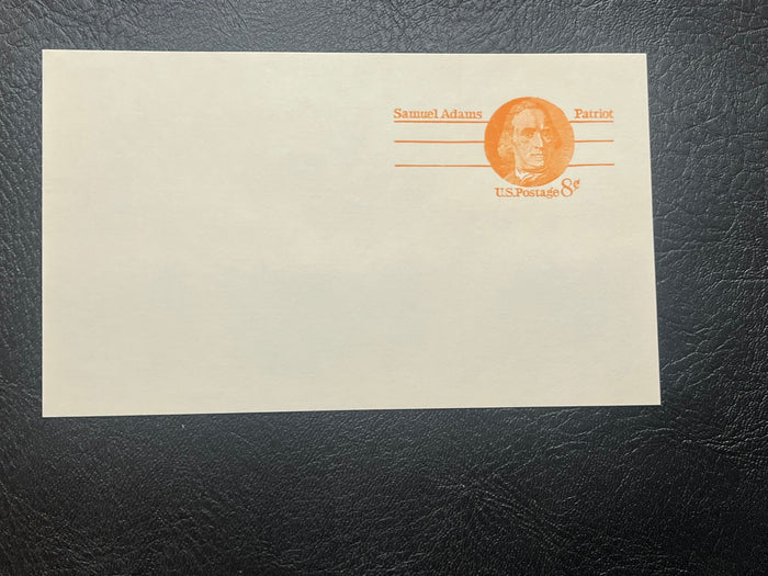 UX66     8c Samuel Adams Patriot postcard