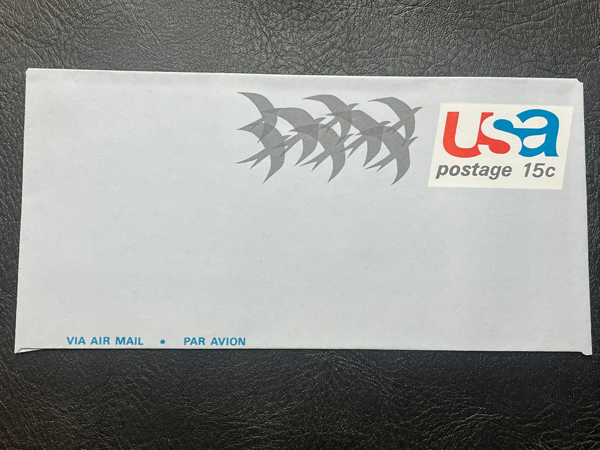 UC44    15c Birds in Flight Air Post Envelope