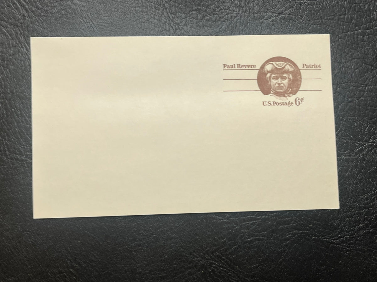 UX58     6c Paul Revere Patriot Postal Card