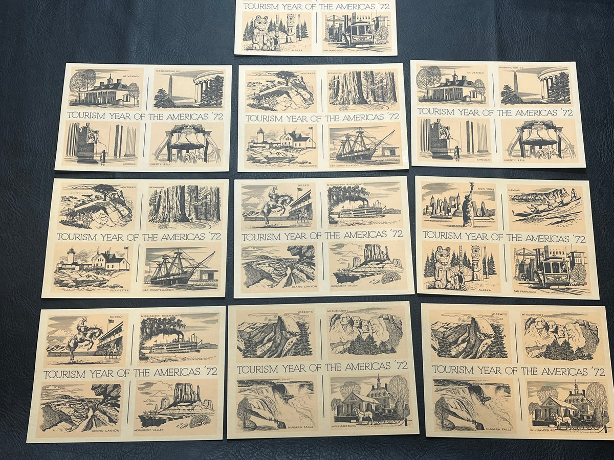 1972 Tourism of the Americas Air Mail Cards