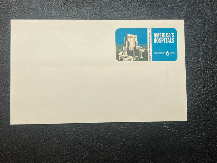UX60     6c America's Hospitals New York Hospital postal card