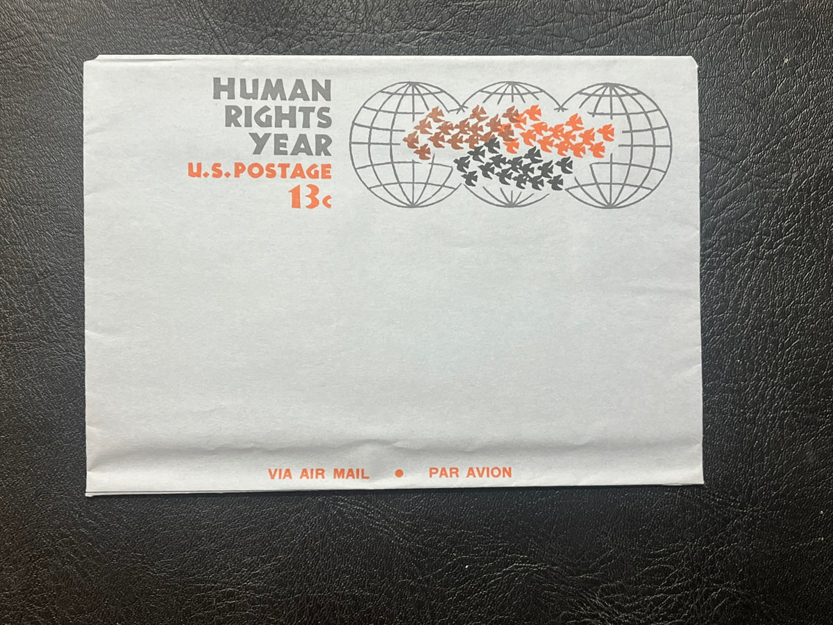 UC42    13c Human Rights Year envelope