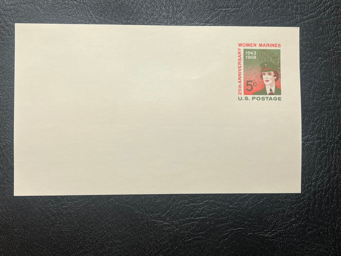 UX56   5c Women Marines Postal Card