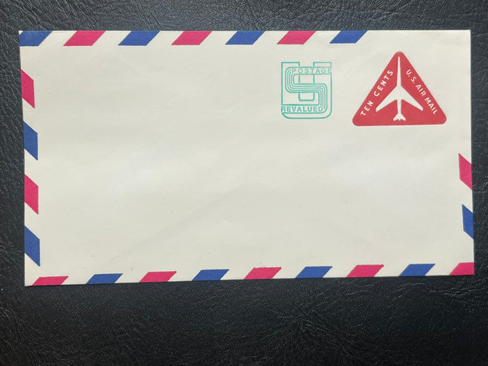 UC40   10c  + Revalue Jet Airliner Air Mail Envelope