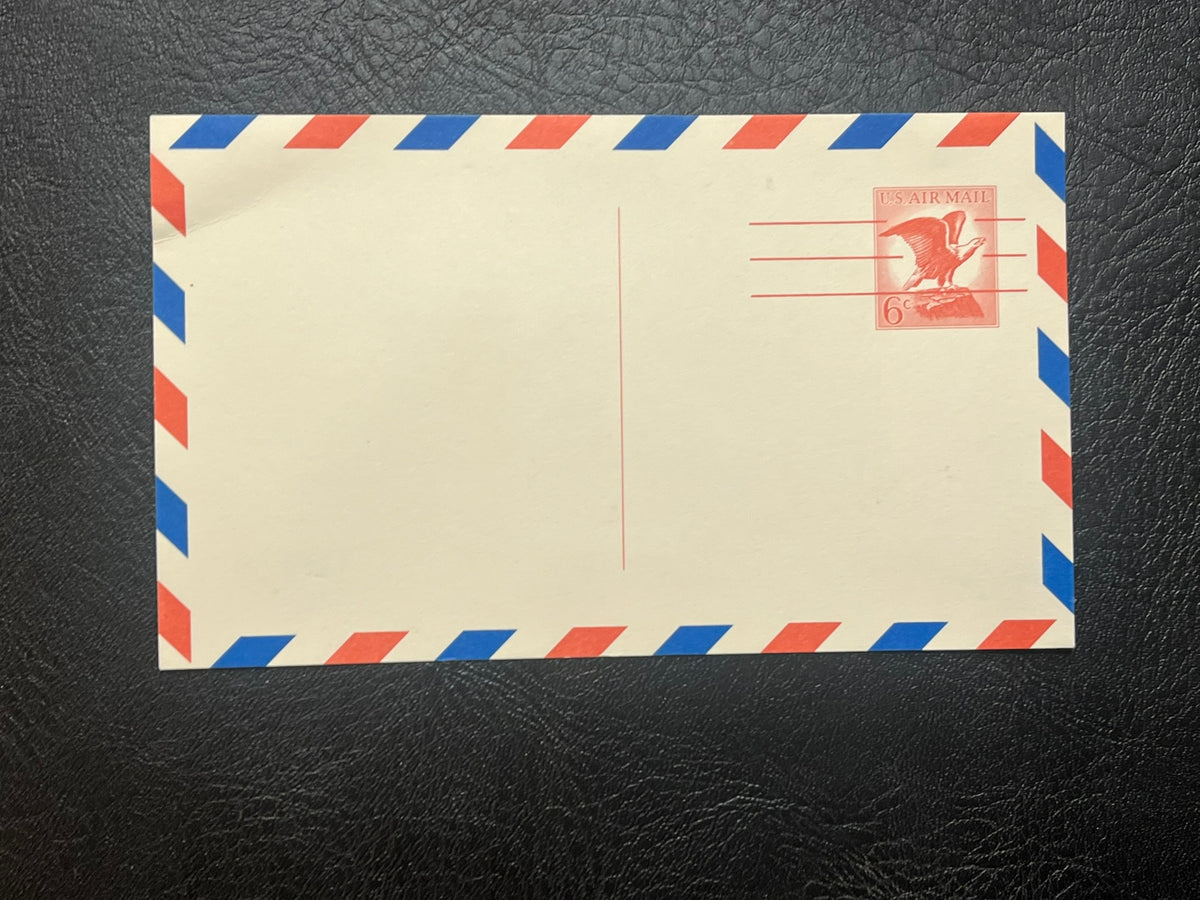 UXC4    6c Air Mail Postal Card -  Bald Eagle