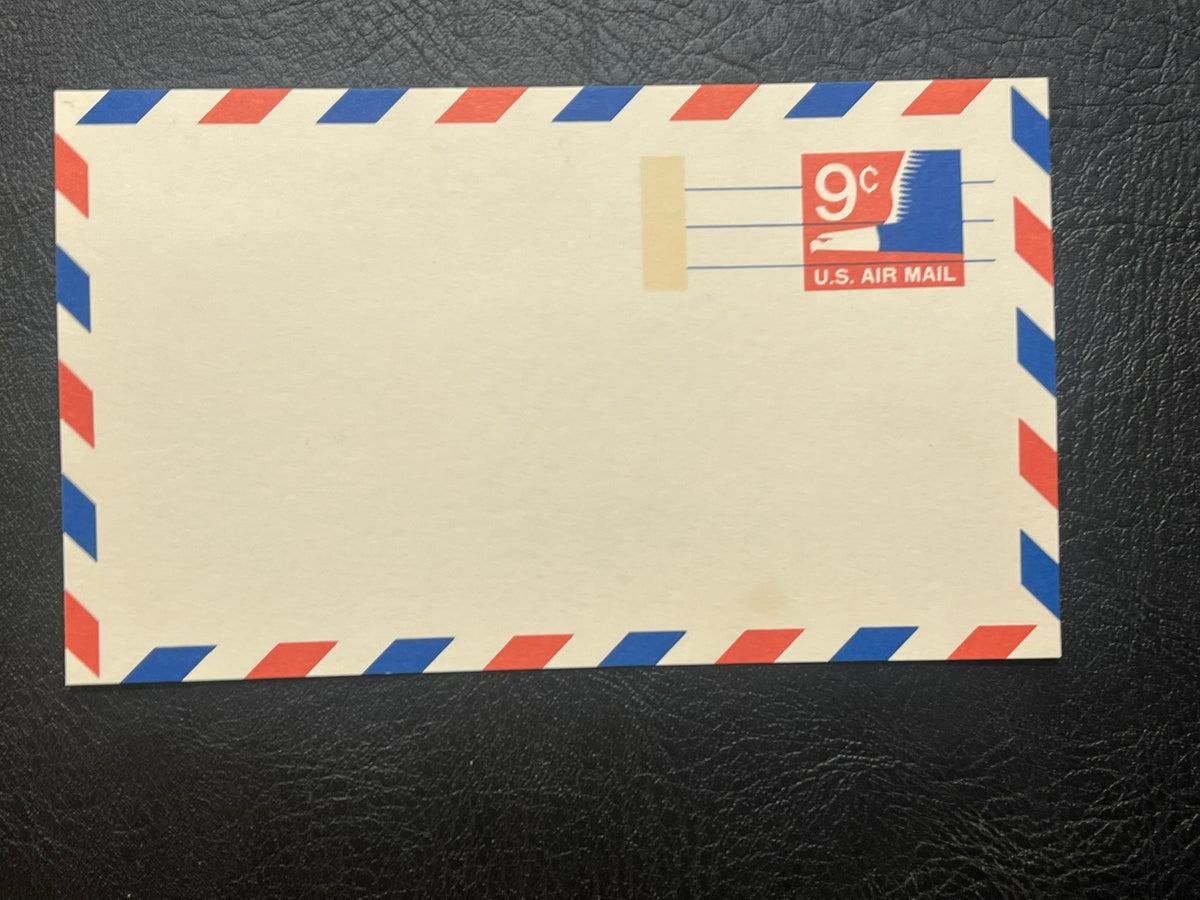 UXC10    9c Stylized Eagle Air Mail Postal Card.