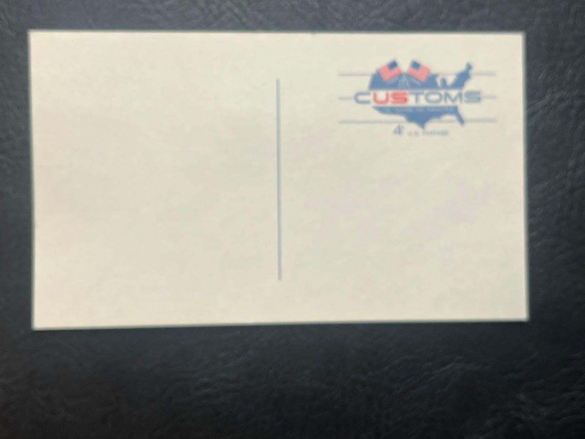 UX50     4c U.S.Customs Postal Card