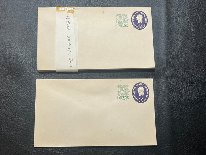 U540      12   -      3c/ die 3 Envelopes