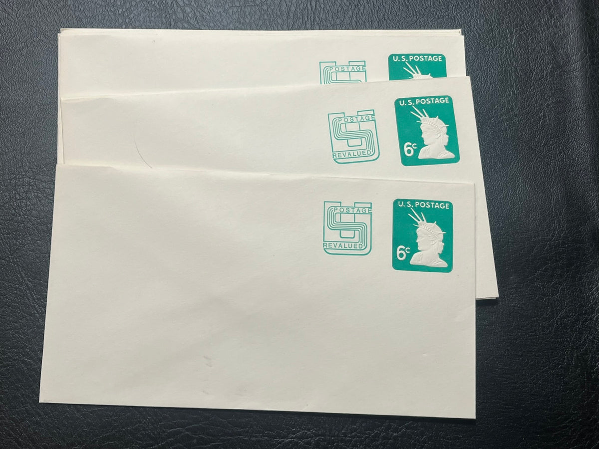 U561  9 - 6c Statue of Liberty Stamped Envelopes.