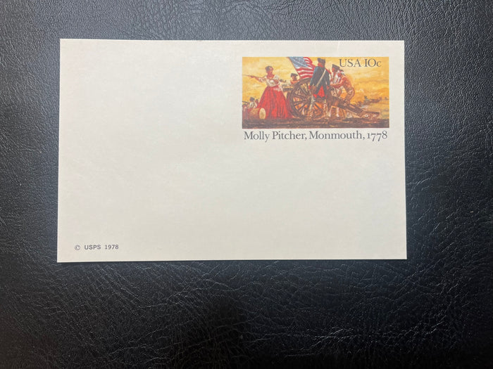 UX77   10c Molly Pitcher Postal Card