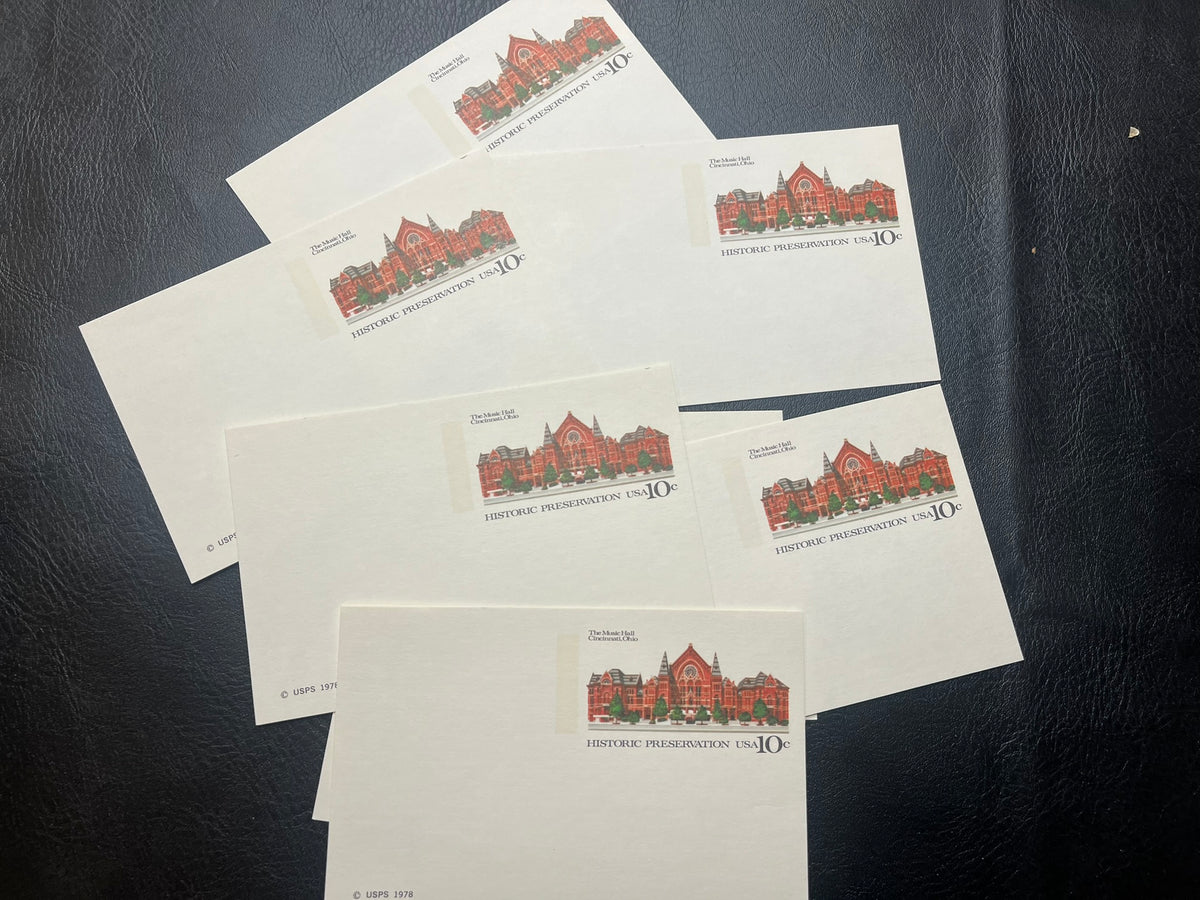 UX73   Collection of 9 - 10c Cincinnati Postal Cards. New condition.
