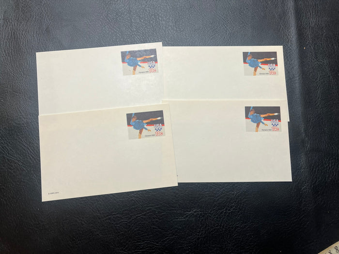 UX82 - Collection of 4 - 14c Winter Olympics Postal Cards. New condition.
