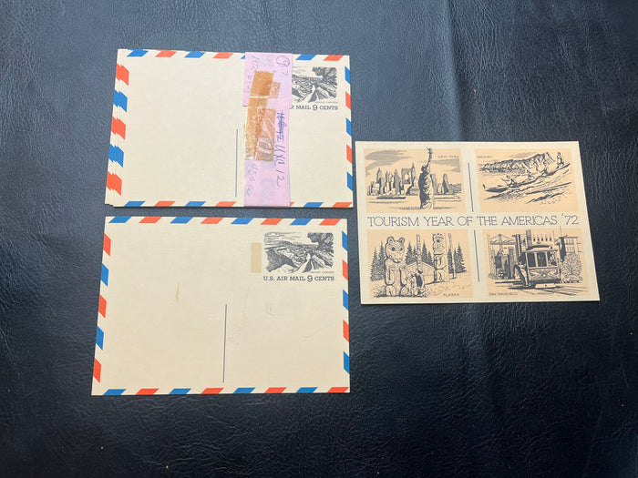 UXC12     Collection of 8 Grand Canyon - Tourism Year of America Postal Cards. New Condition.