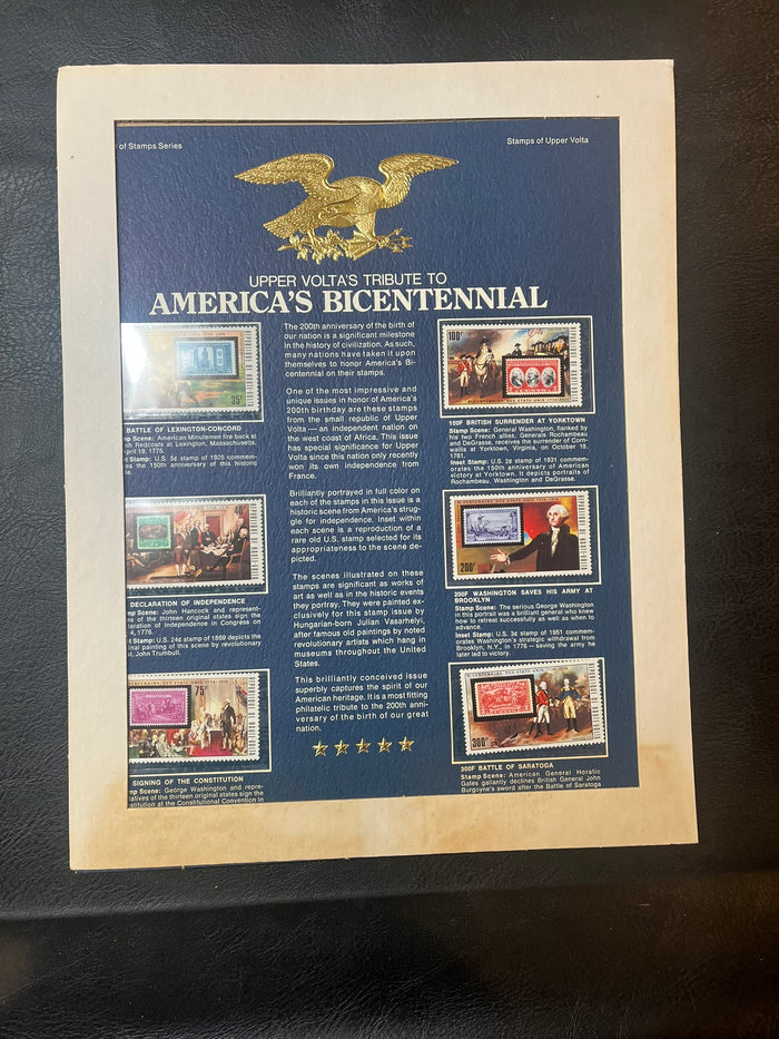 Upper Volta's Tribute to America's Bicentennial
