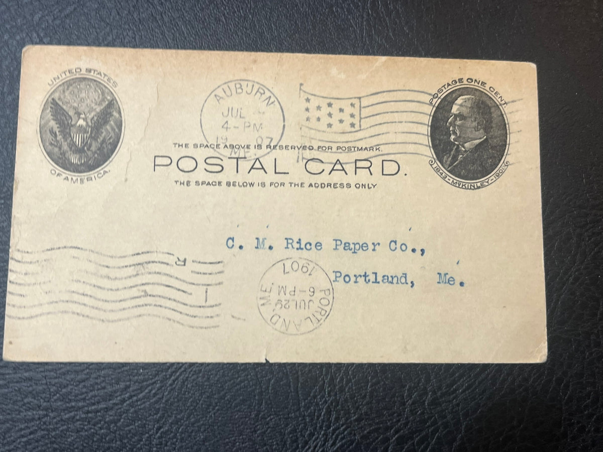 UX18  1c McKinley Postal Card